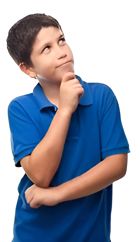 Boy thinking about tutoring